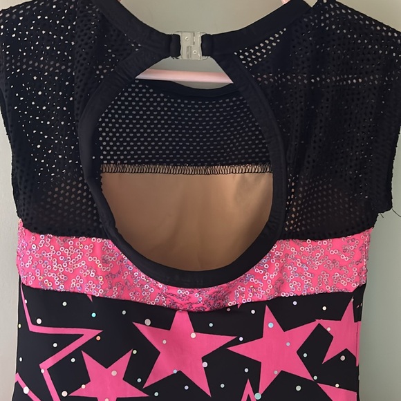 Beautiful pink and black youth girls ISC (size 6-7) dance costume. - Picture 4 of 5